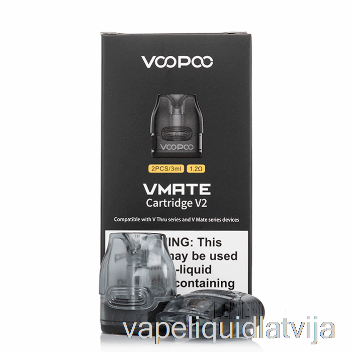 Voopoo Vmate V2 Nomaiņas Pods 1.2ohm Vmate V2 Pods Vape šķidrums